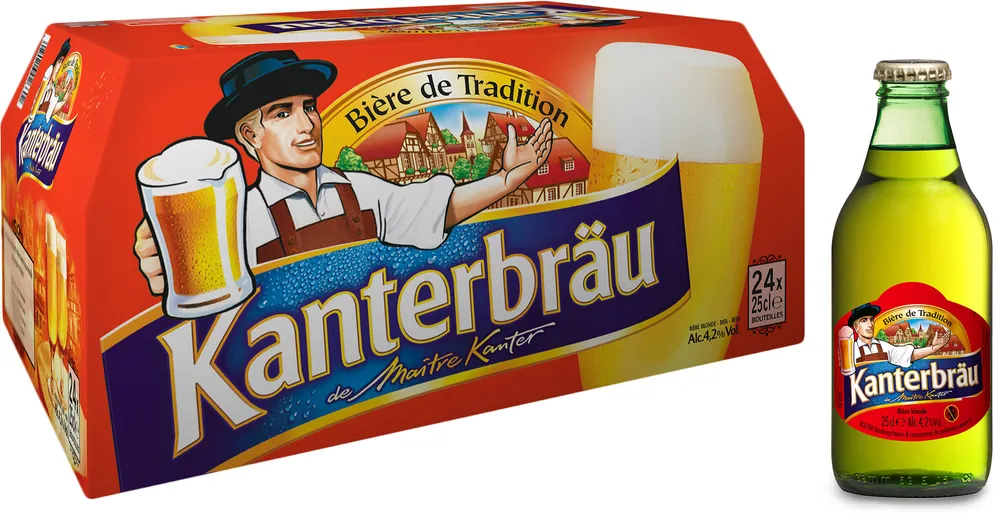 Kanterbräu 24X25CL KANTERBRAU 4.2 DEGRE ALCOOL