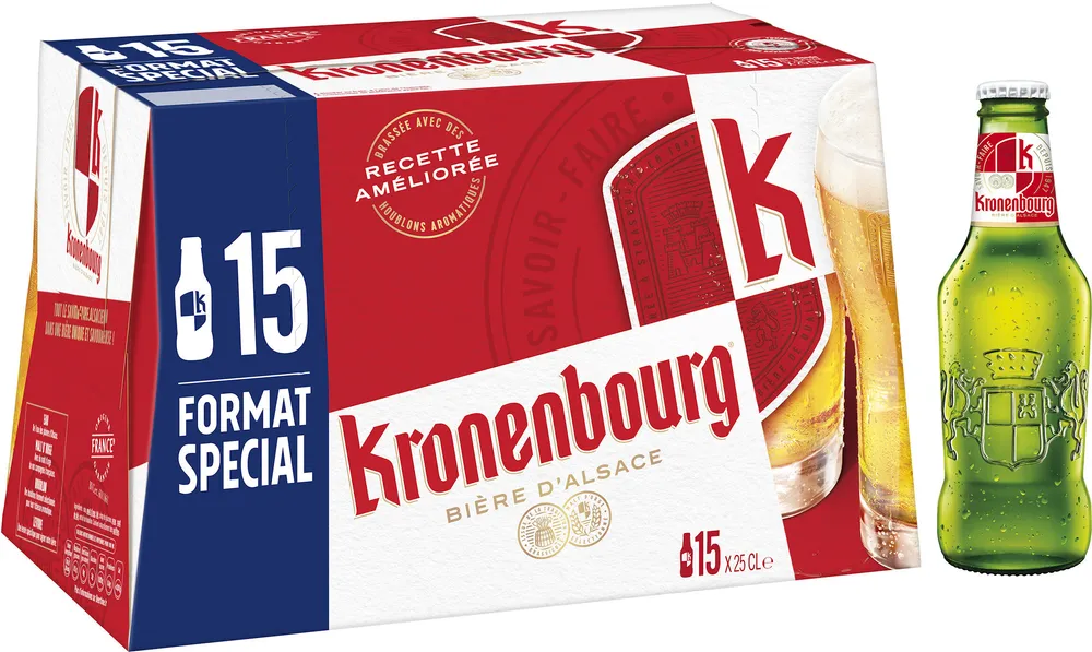 Kronenbourg 15X25CL KRO FORMAT SPE 4.2 DEGRE ALCOOL