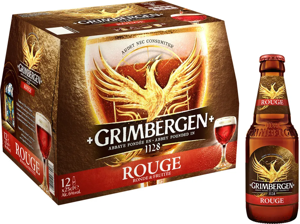 Grimbergen - 12x25cl grimbergen rouge - 6.00 degre alcool