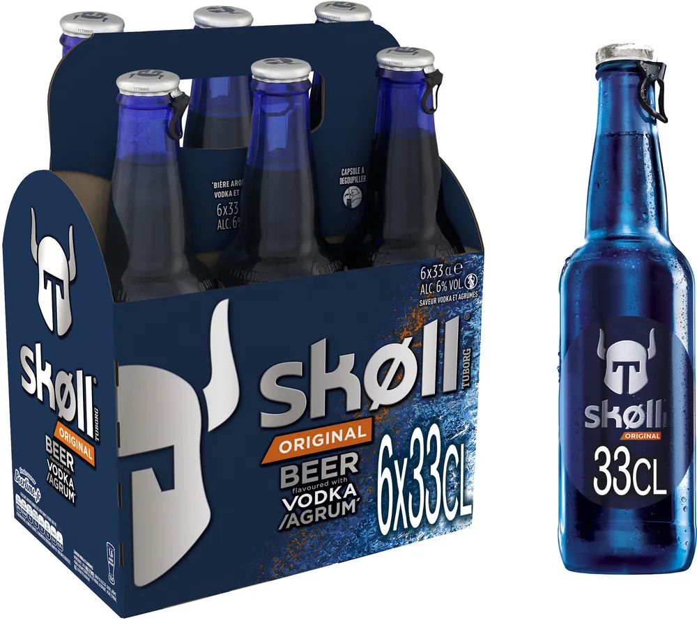 Skoll 6X33CL SKOLL 6.0 DEGRE ALCOOL