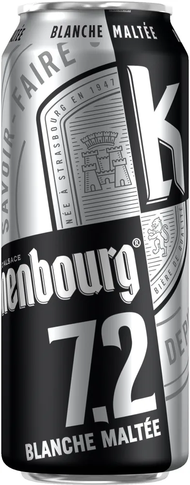 Kronenbourg 50 cl Kronenbourg 7°2 Blanche 7.2 DEGRE ALCOOL