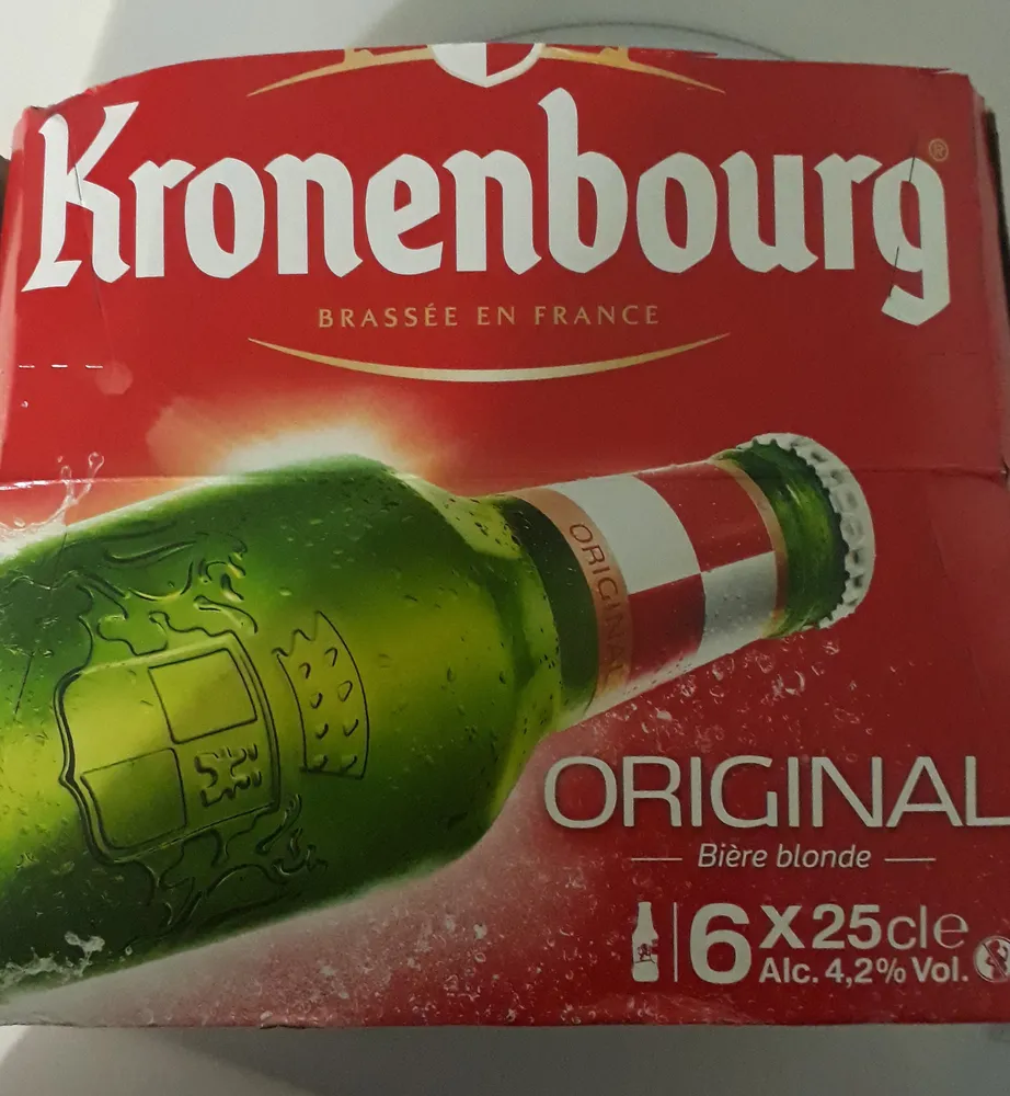 Kronenbourg 6X25CL KRONENBOURG 4.2 DEGRE ALCOOL