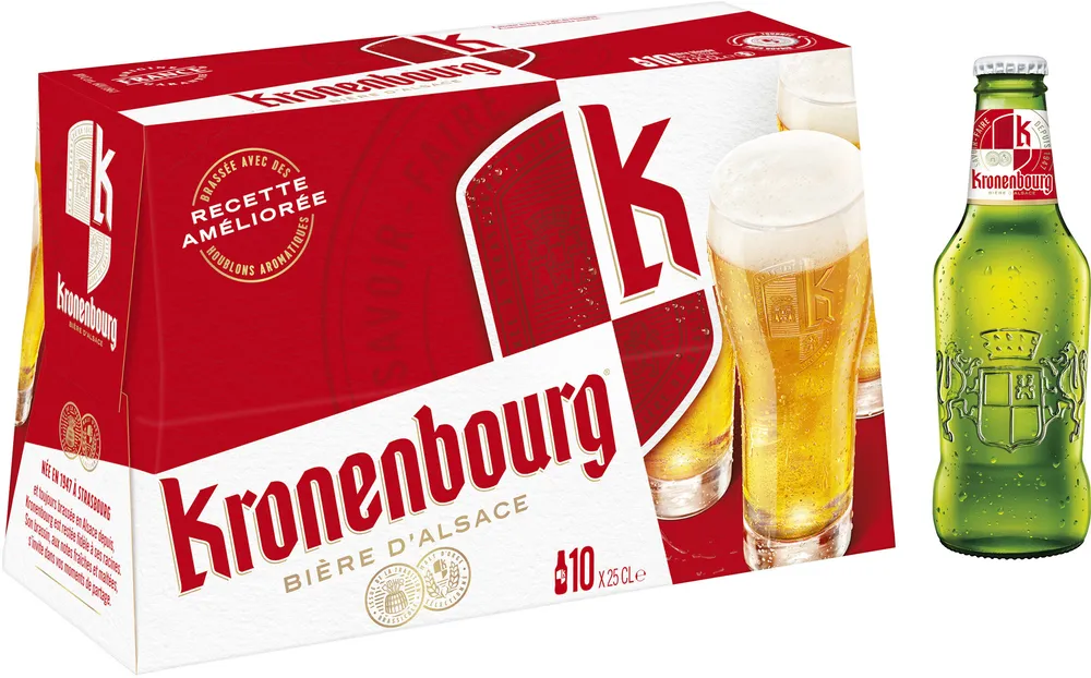 Kronenbourg 10X25CL KRONENBOURG 4.2 DEGRE ALCOOL