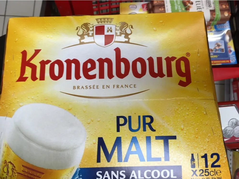 Bière sans alcool pur malt Kronenbourg