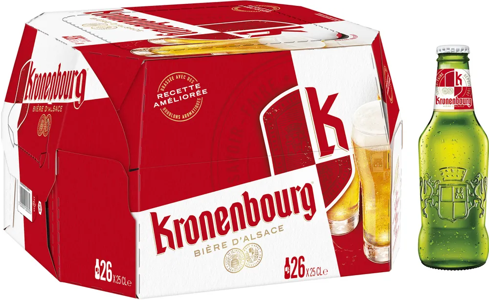 Kronenbourg 26X25CL KRONENBOURG 4.2 DEGRE ALCOOL