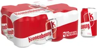 Kronenbourg 12X33CL CAN KRONENBOURG 4.2 DEGRE ALCOOL