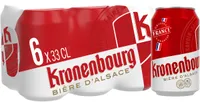 Kronenbourg 6X33CL CAN KRONENBOURG 4.2 DEGRE ALCOOL