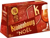 Kronenbourg 10X25CL KRO BIERE DE NOEL 5.5 DEGRE ALCOOL
