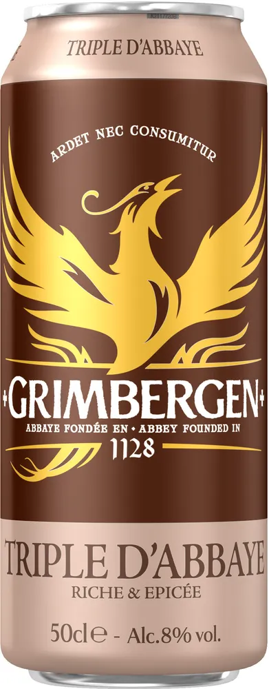 Grimbergen 50CL CAN GRIMBERGEN TRIPLE 8.0 DEGRE ALCOOL