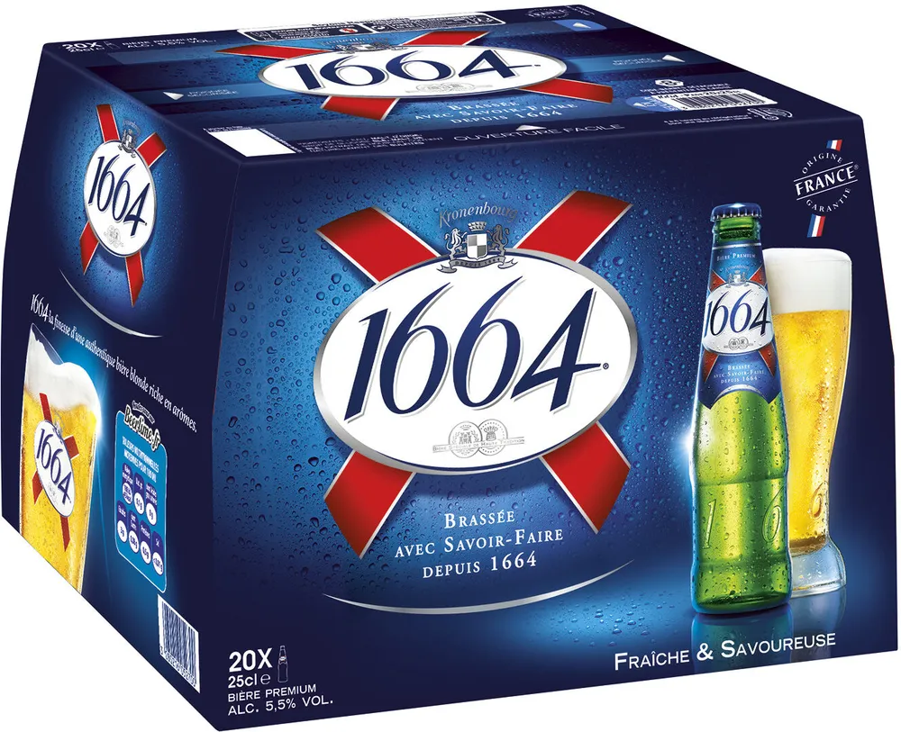 1664 - 20x25cl 1664 - 5.50 degre alcool