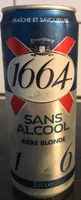 1664 - 33cl can 1664 blonde sans alcool - 0.40 degre alcool