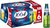 1664 18x25cl 1664 + 6 bouteilles offerte 5.5 degre alcool