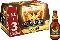 Grimbergen Bière d'Abbaye 12X25CL GRIMBERGEN + 3 BOUTEILLES O 6.7 DEGRE ALCOOL