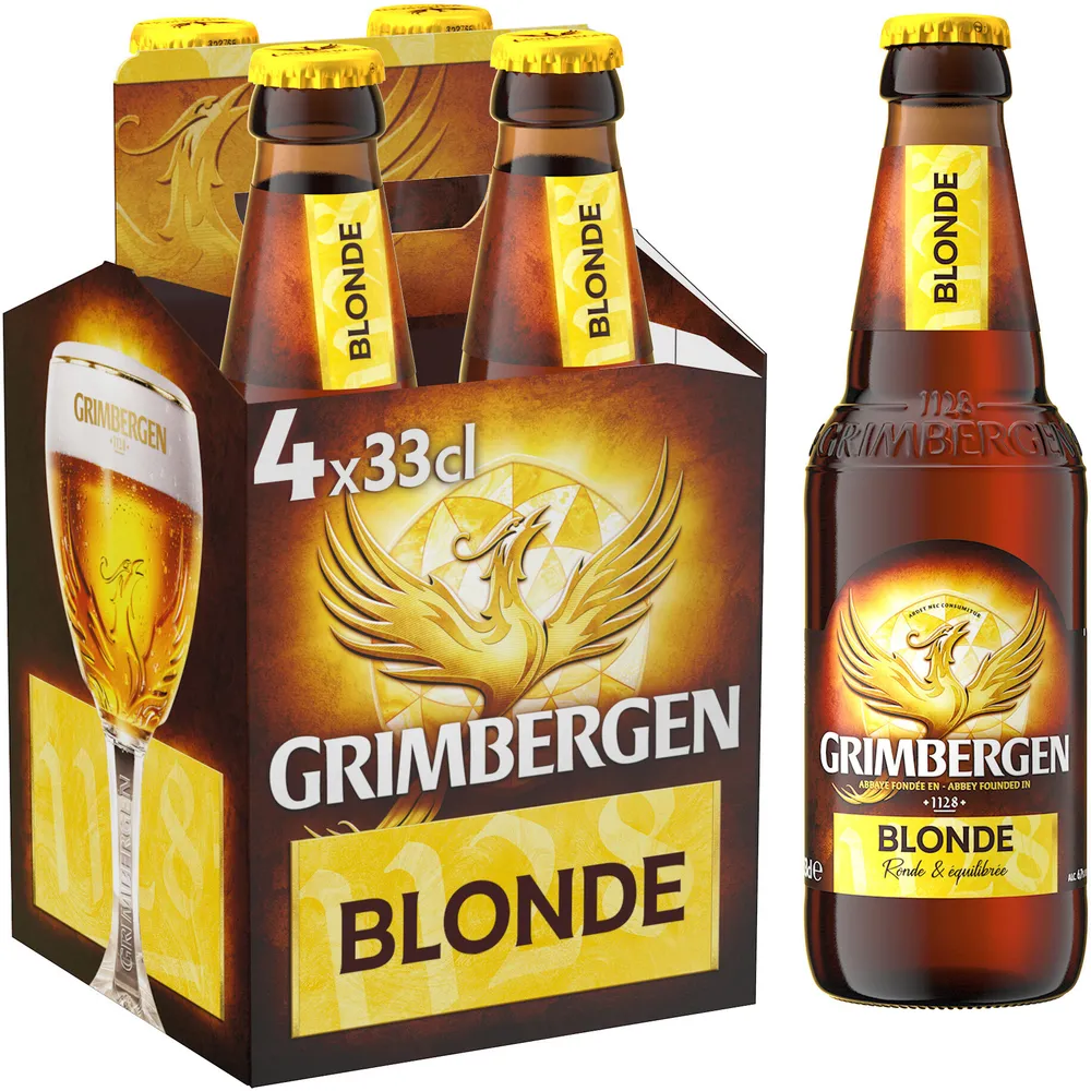 Grimbergen 4X33CL GRIMBERGEN BLONDE 6.7 DEGRE ALCOOL