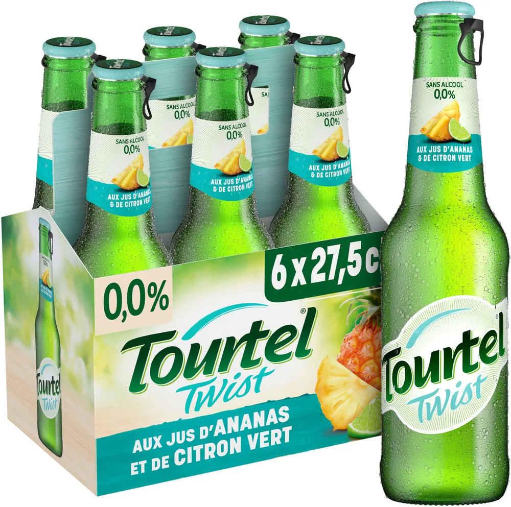 Tourtel 6X27.5CL TOURTEL TWIST ANANAS 0.0 DEGRE ALCOOL