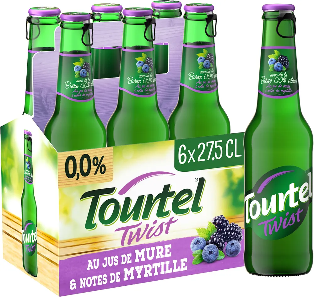 Tourtel 6X27,5CL TOURTEL TWIST MURE MYRTILL 0.0 DEGRE ALCOOL