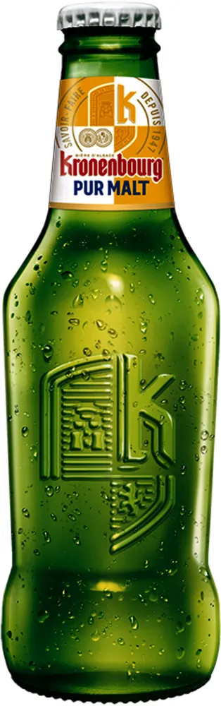 Kronenbourg 25 cl Kronenbourg Pur Malt 0.4 DEGRE ALCOOL