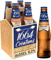 1664 4x33cl 1664 creations french gold 6.2 degre alcool