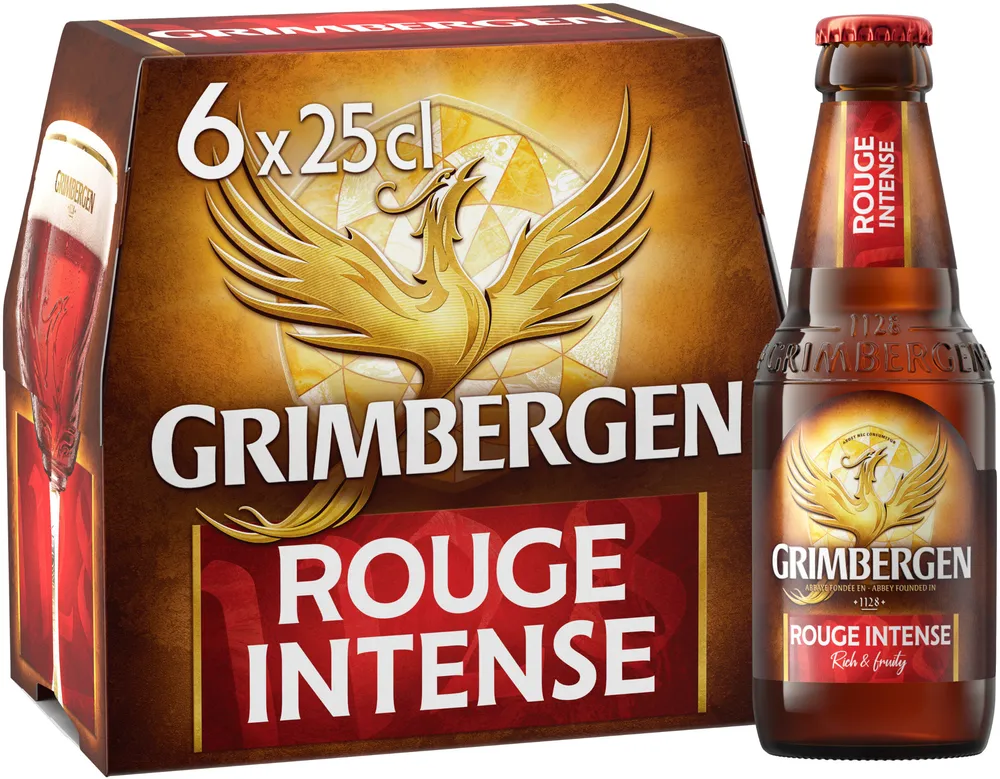 Grimbergen Bière d'Abbaye 6x25CL GRIMBERGEN ROUGE 5.5 DEGRE ALCOOL