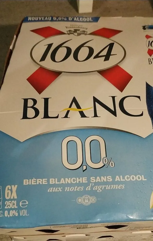 Bière Blanche 1664 sans alcool