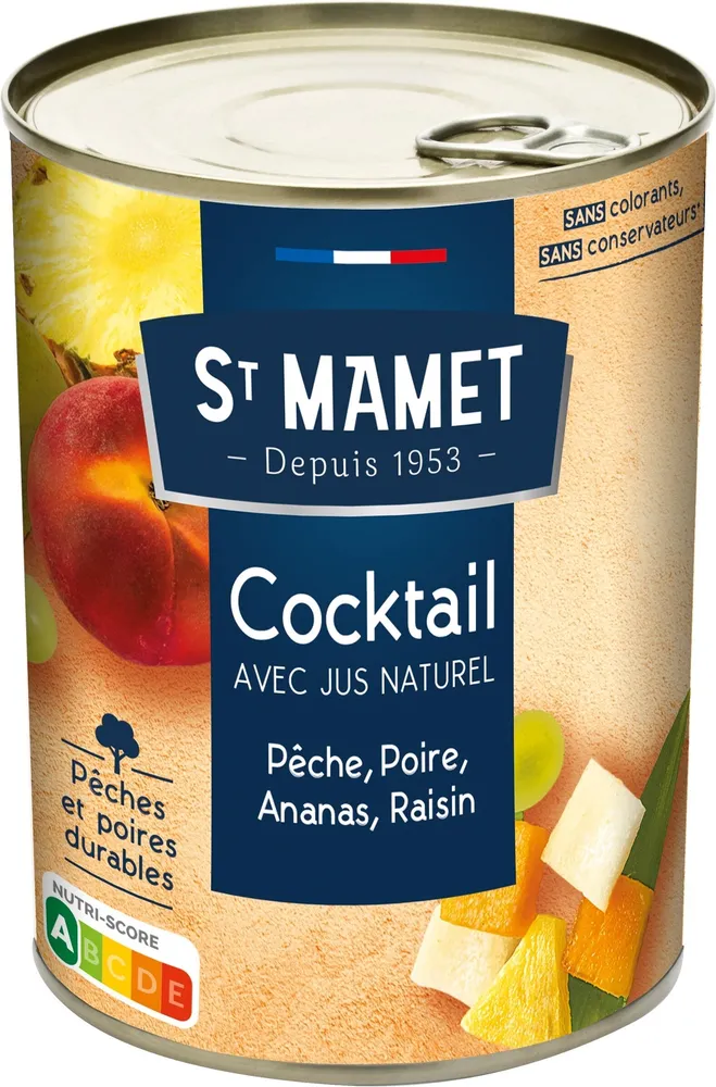Cocktail de 4 Fruits avec jus naturel