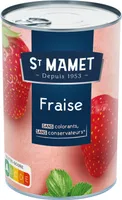 Fraises entières au sirop léger