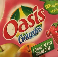Oasis gourde pomme/fraise/frambois