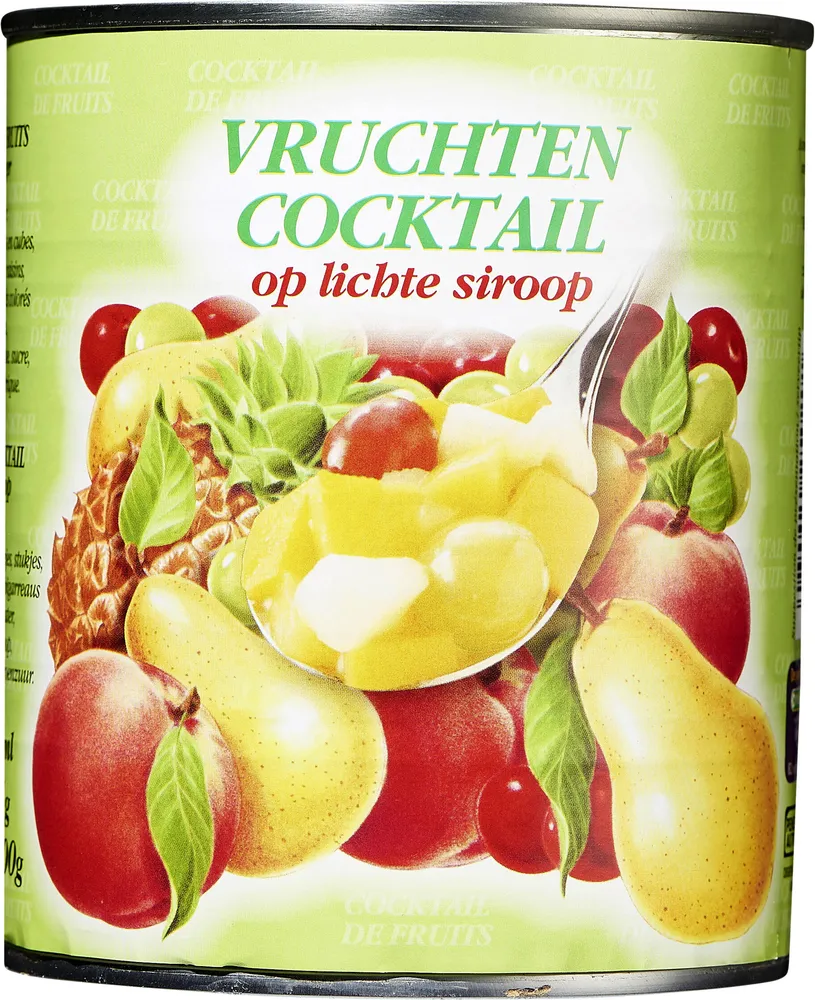 coktail 4 fruits au sirop Léger