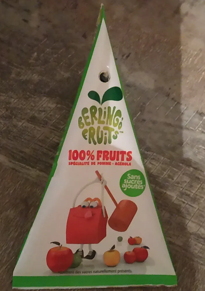 Compote Pommes Fraises Allégée En Sucre Les Berlingos