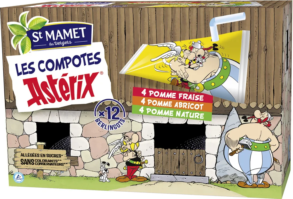 Berlingos' Obélix (Pomme Fraise / Pomme Abricot / Pomme)