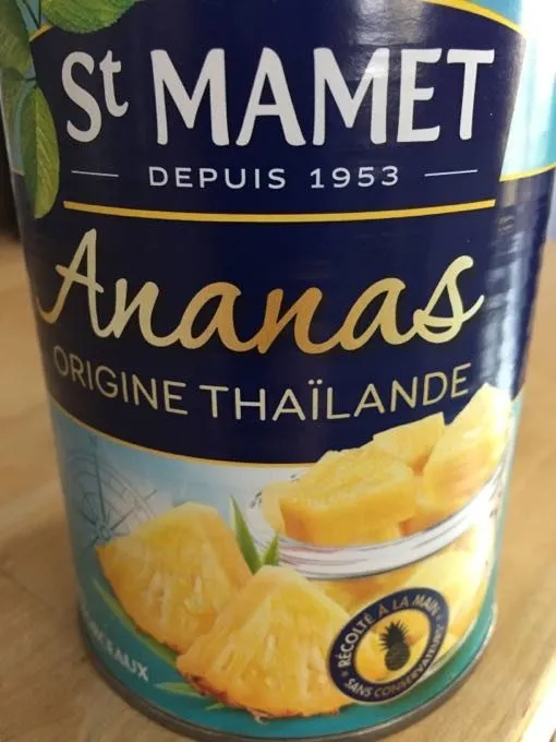 Ananas origines Philippines au jus Sans sucres ajoutés