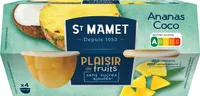 Cup Ananas avec une touche de Coco Sans Sucres Ajoutés