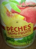 Pêches demi-fruit