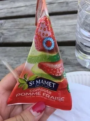 Compote pomme fraise