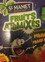 Fruits atomixés pomme fraise