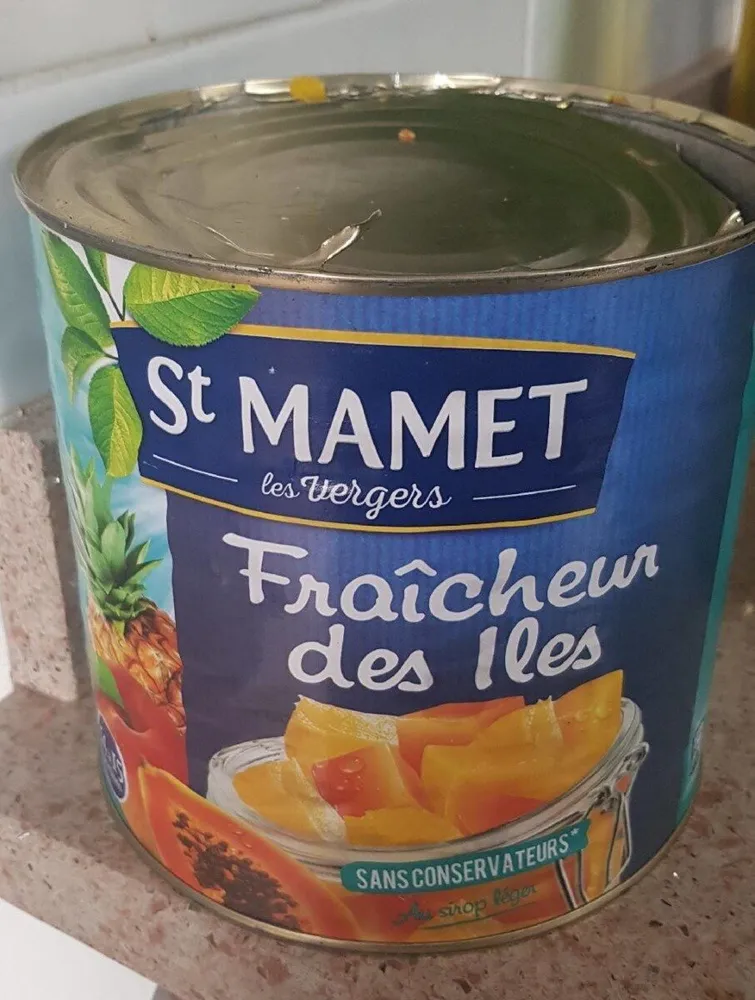 Mélange 3 Fruits Au Sirop Léger Fraicheur Des Iles