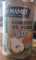 Compote Poire Bio - Boite 5 / 1