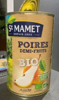 Poires bio sirop