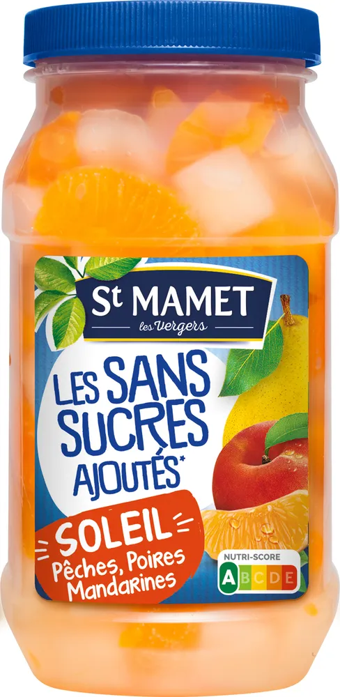 Soleil Sans Sucres Ajoutés (Pêches / Poires / Mandarine)