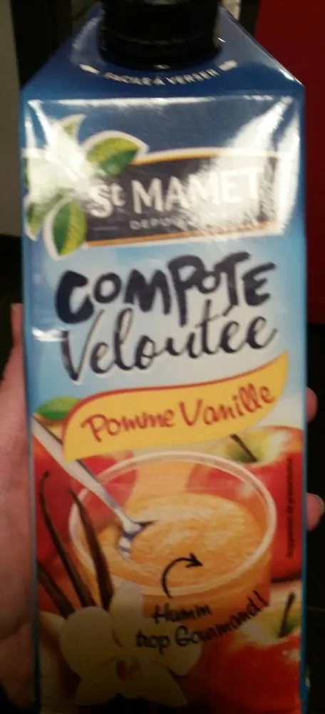 Compote veloutée pomme vanille