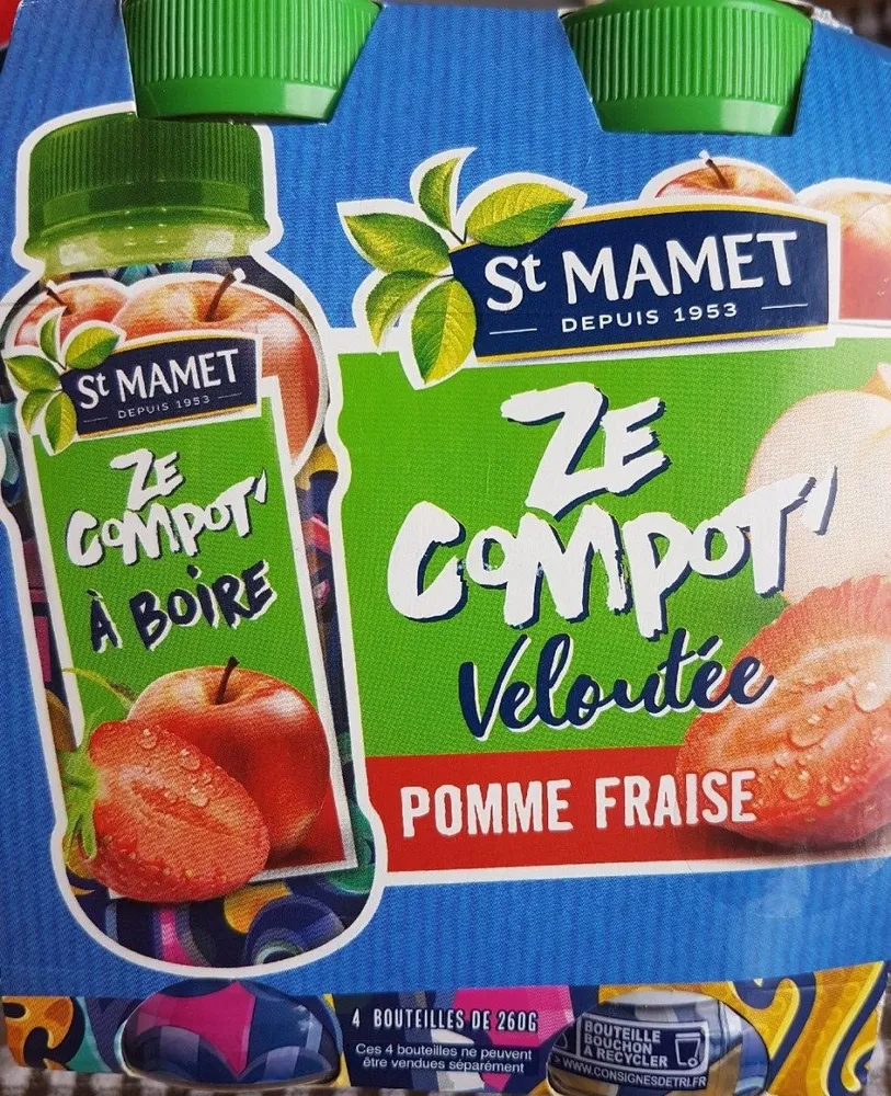 Ze Compot' velouté pomme fraise
