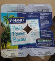 Compotes pomme banane