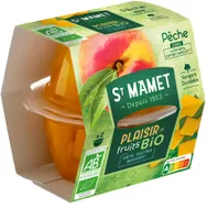 Plaisir de Fruits - Pêche Bio - Sans sucres ajoutés