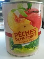 Pêche demi fruits au sirop