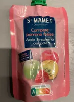 Compote pomme fraise