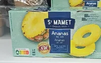 Ananas AU JUS
Ananas OP SAP