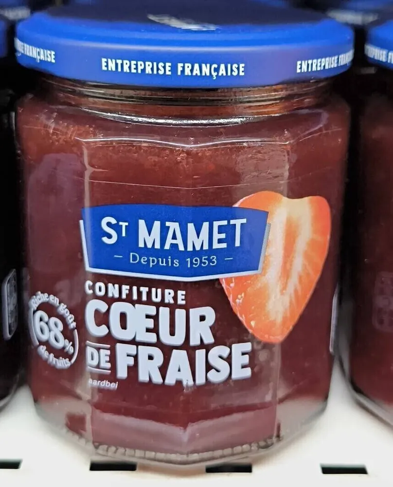 Confiture coeur de fraise