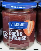 Confiture coeur de fraise