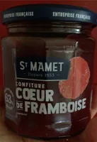 Confiture coeur de framboise