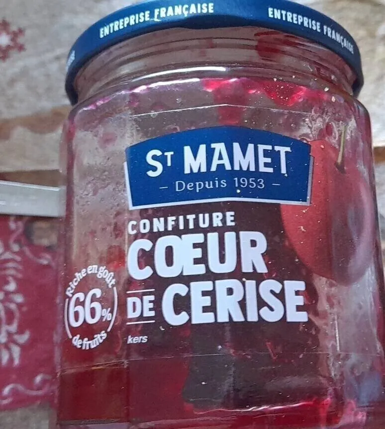 Confiture cœur de cerise